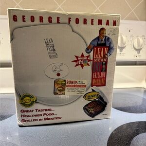 NWT George Foreman CHAMP Lean Mean Grilling Machine